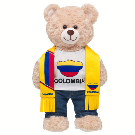 Colombia Scarf & T-Shirt Set | Build-A-Bear - US 6523