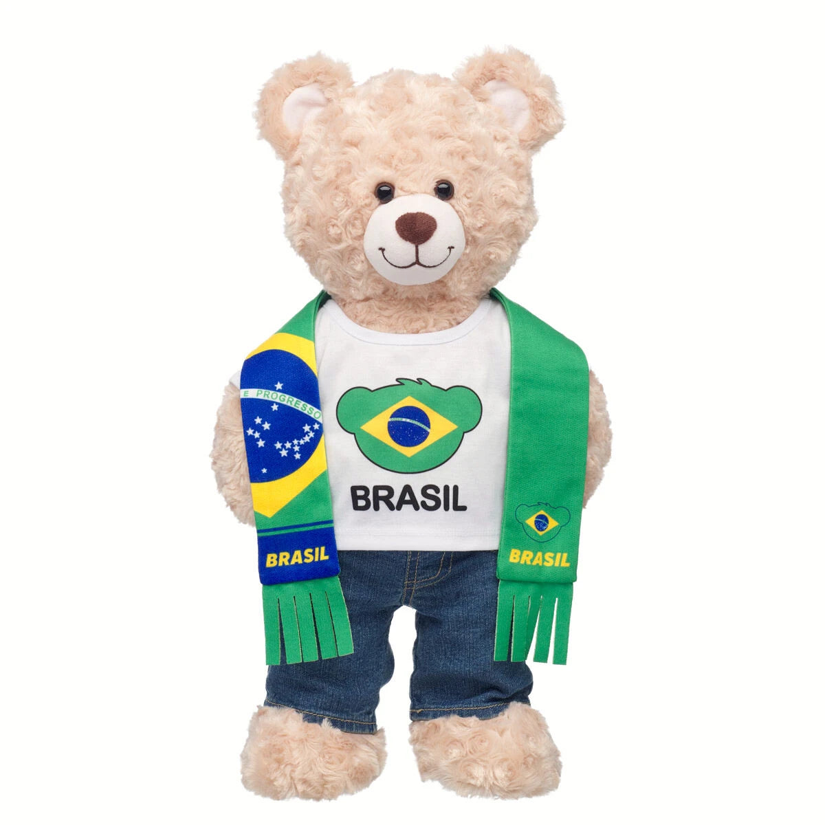 Brazil Scarf & T-Shirt Set | Build-A-Bear - US 4100
