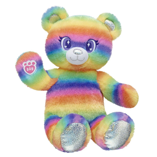 Rainbow Stripes Teddy Bear Gift Set | Build-A-Bear - US 4918