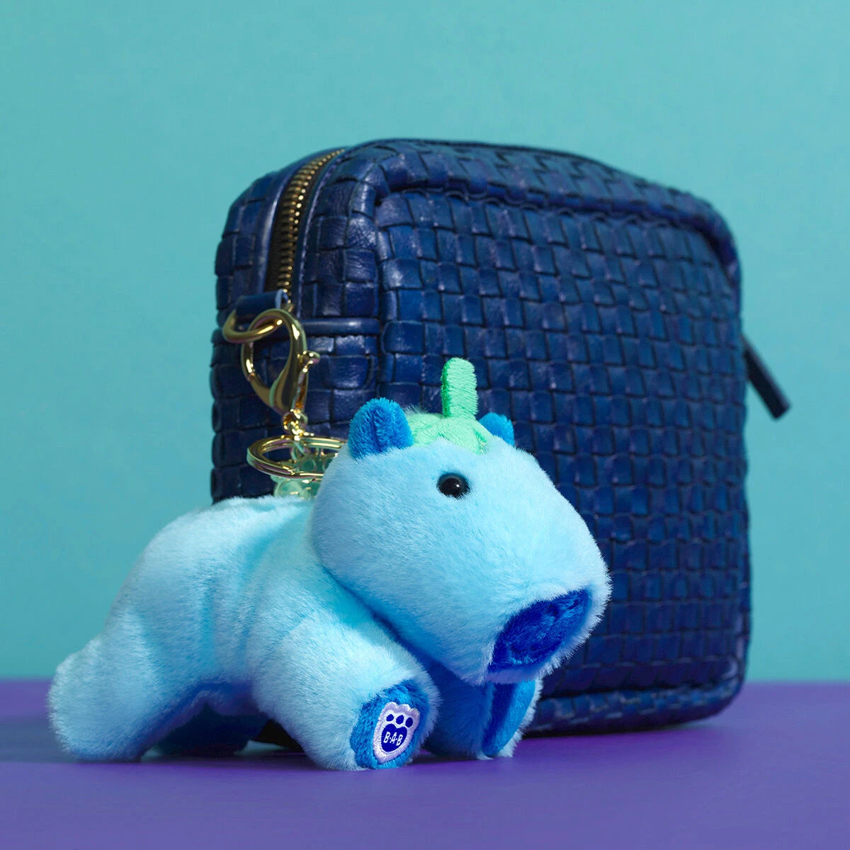 Blueberry Capybara Bag Charm | Build-A-Bear - US 2072
