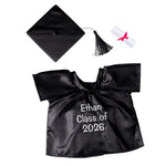 Personalized Embroidered Black Graduation Set | Build A Bear - US 4800