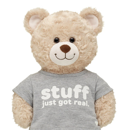 "Stuff Just Got Real" T-Shirt for Plush Toys | Build-A-Bear® - US 6223