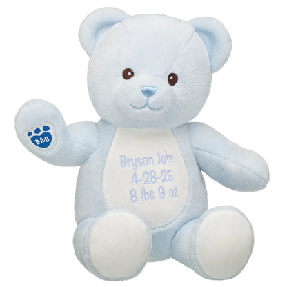 Embroidered Baby Blue Teddy Bear | Build-A-Bear® - US 5962