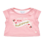 "Will You Be My Bridesmaid?" T-Shirt for Stuffed Animals | Build-A-Bear® - US 2446