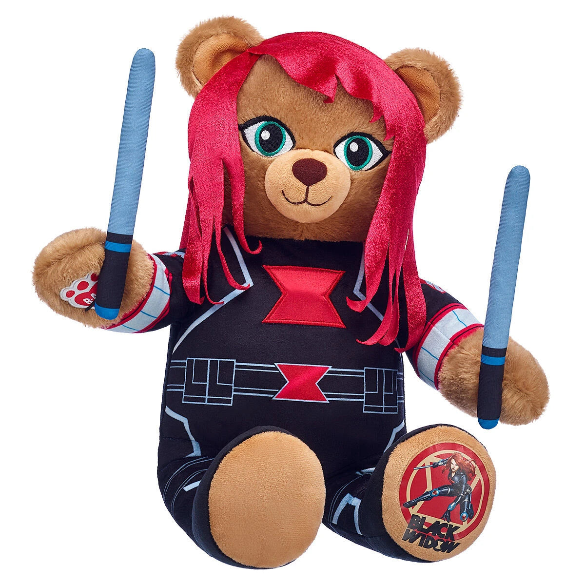 Marvel Black Widow Inspired Teddy Bear | Build-A-Bear® - US 8793
