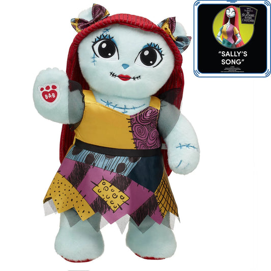 Online Exclusive Disney Tim Burton's The Nightmare Before Christmas Sweet Sally Plush Gift Set with Sound | Build-A-Bear® - US 5081