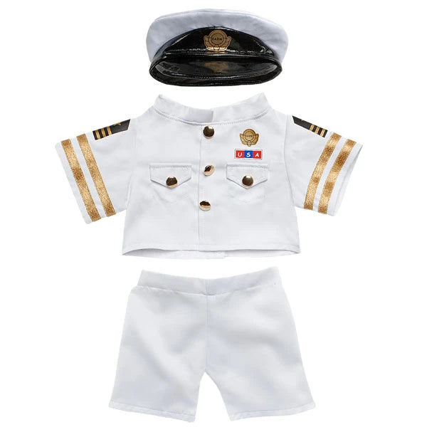 Happy Hugs Teddy Bear Naval Officer Gift Set | Build-A-Bear® - US 4924