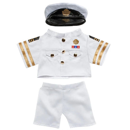 Happy Hugs Teddy Bear Naval Officer Gift Set | Build-A-Bear® - US 5172