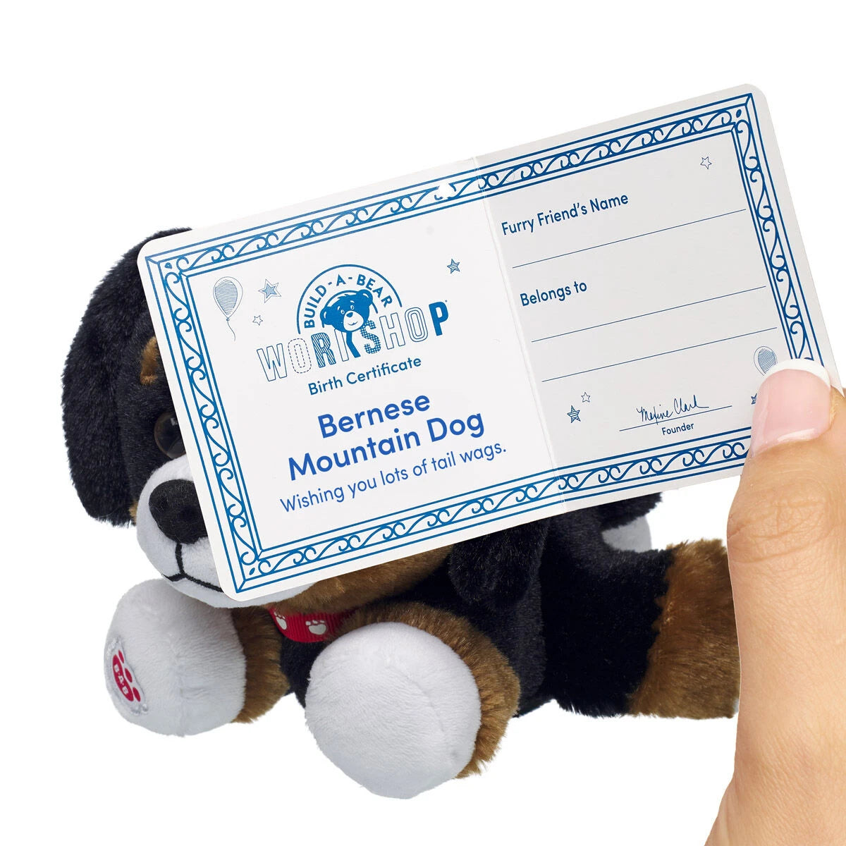 Build-A-Bear Mini Beans Promise Pets Bernese | BAB - US 2378