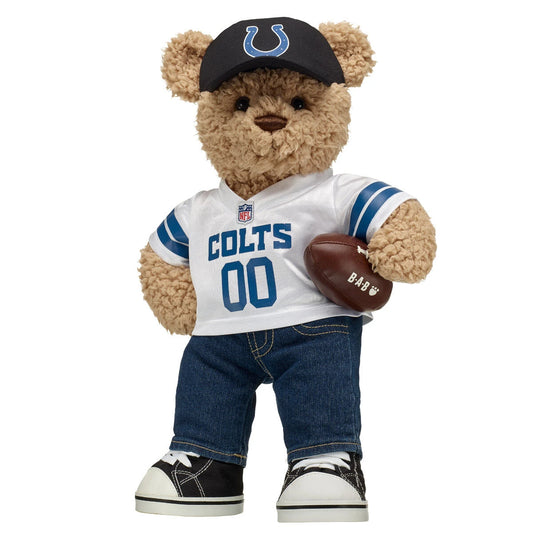 Indianapolis Colts Timeless Teddy Bear Football Gift Set - US 3077