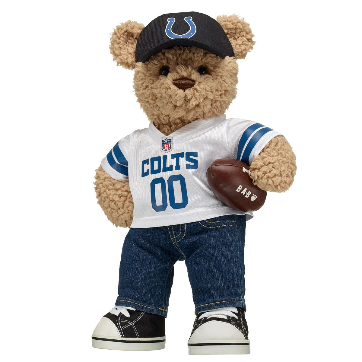 Indianapolis Colts Timeless Teddy Bear Football Gift Set - US 8219