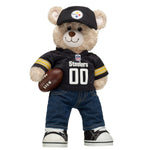 Pittsburgh Steelers Happy Hugs Teddy Bear Hat &amp; Football Set - US 5109