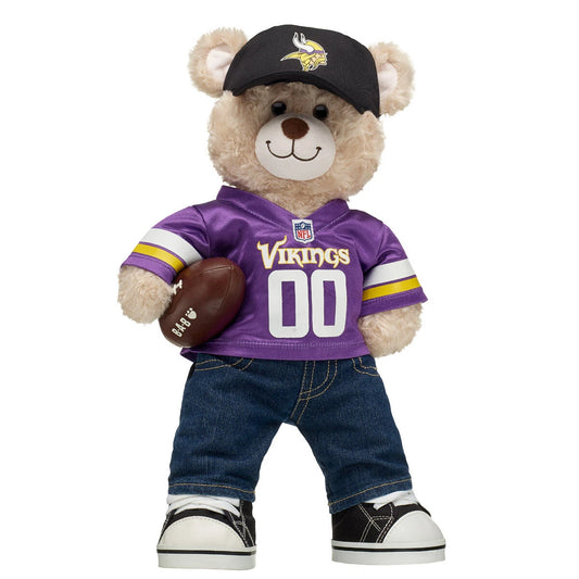Minnesota Vikings Happy Hugs Teddy Bear Football Gift Set - US 5482