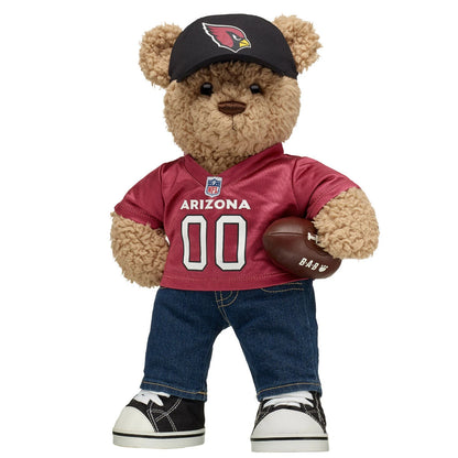 Arizona Cardinals Timeless Teddy Bear Football Gift Set - US 6028