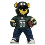 Green Bay Packers Fan Hat Teddy Bear Gift Set - US 1406