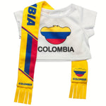 Colombia Scarf &amp; T-Shirt Set | Build-A-Bear - US 2383