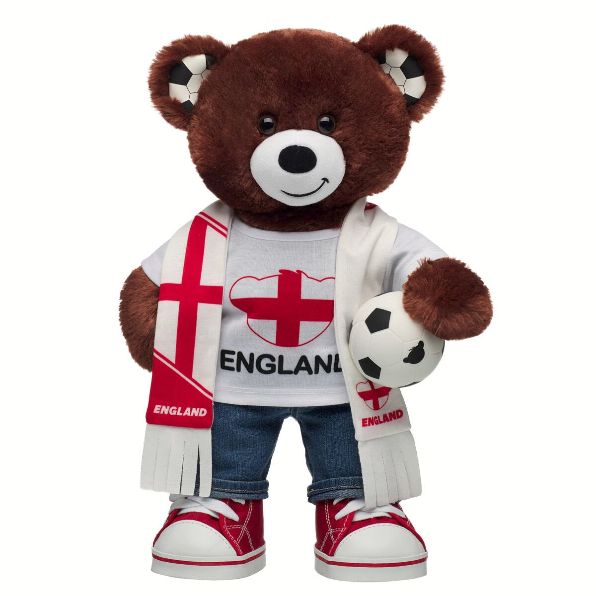 Let's Goal Bear England Gift Set | Build-A-Bear - US 8838
