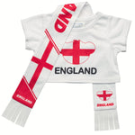 England Scarf &amp; T-Shirt Set | Build-A-Bear - US 7723