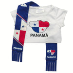 Panama Scarf &amp; T-Shirt Set | Build-A-Bear - US 6472