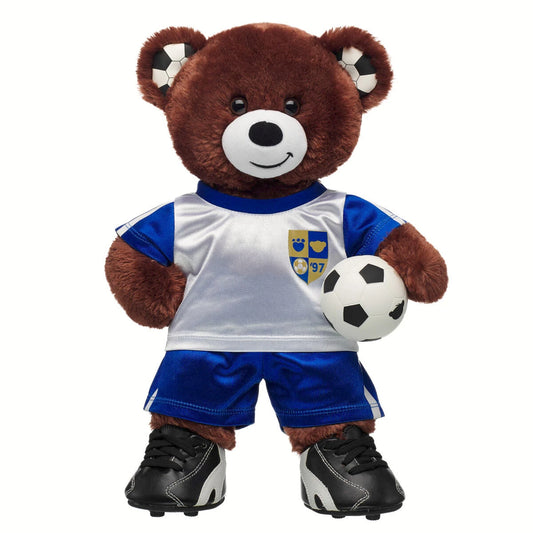 Let's Goal Bear Blue Soccer Uniform Gift Set | BAB - US 5061