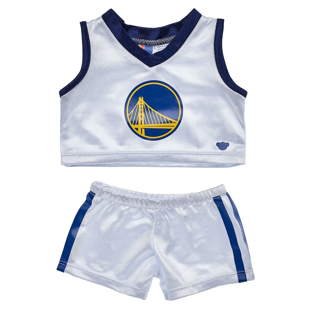 Golden State Warriors Happy Hugs Teddy Bear Basketball Gift Set | Build-A-Bear® - US 7513