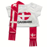 Denmark Scarf &amp; T-Shirt Set | Build-A-Bear - US 6950