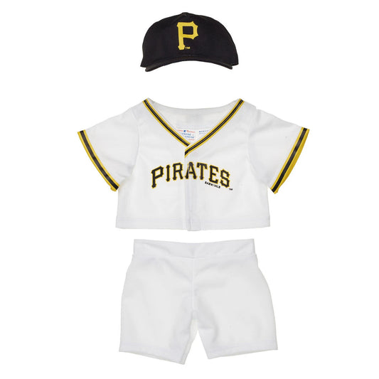 Pittsburgh Pirates™ Uniform 3 pc. for Stuffed Animals | Build-A-Bear® - US 4657