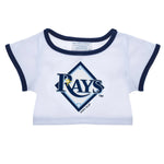 Tampa Bay Rays™ White &amp; Blue Ringer T-Shirt for Stuffed Animals | Build-A-Bear® - US 6860