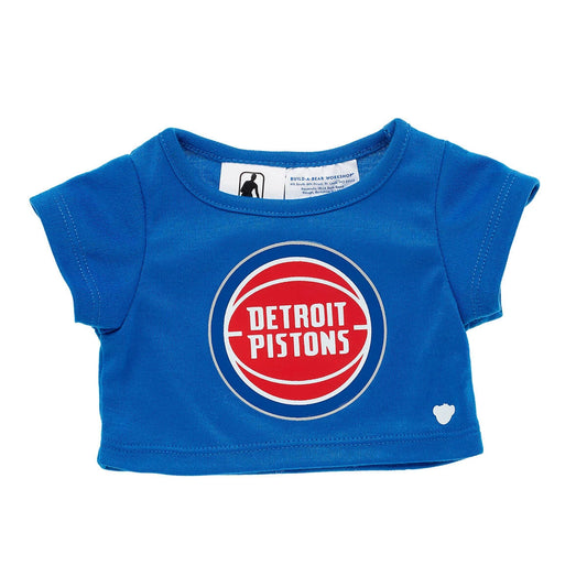 Detroit Pistons Stuffed Animal T-Shirt | Shop Now at Build-A-Bear® - US 2762