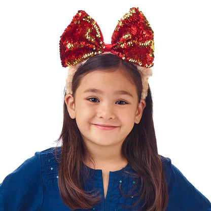 Sequin Bow Bear Headband for Kids | Build-A-Bear® - US 4769