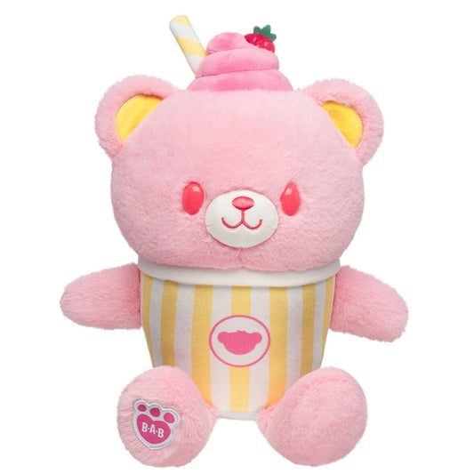 Strawberry Lemonade Bear Slushie Plushie w/ Carrying | BAB - US 5271