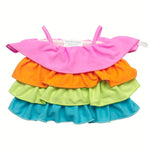 Tiered Ruffles Summer Dress | Build-A-Bear - US 9424