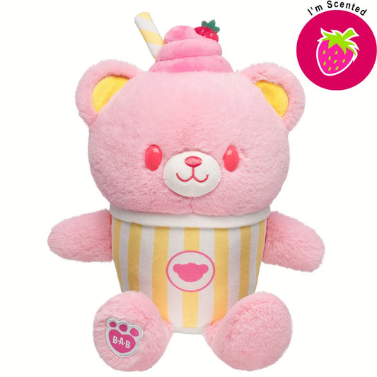 Strawberry Lemonade Bear Slushie Plushie Scented | BAB - US 2338