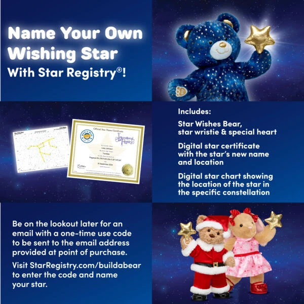 Star Wishes Teddy Bear | Build-A-Bear® - US 1634