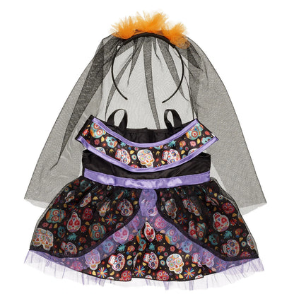 Día de los Muertos Cat Plush Dress Gift Set | Build-A-Bear® - US 8708