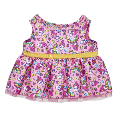 Sanrio Hello Kitty and Friends® My Melody™ Plush Gift Set with Rainbow Dress | Build-A-Bear® - US 3426