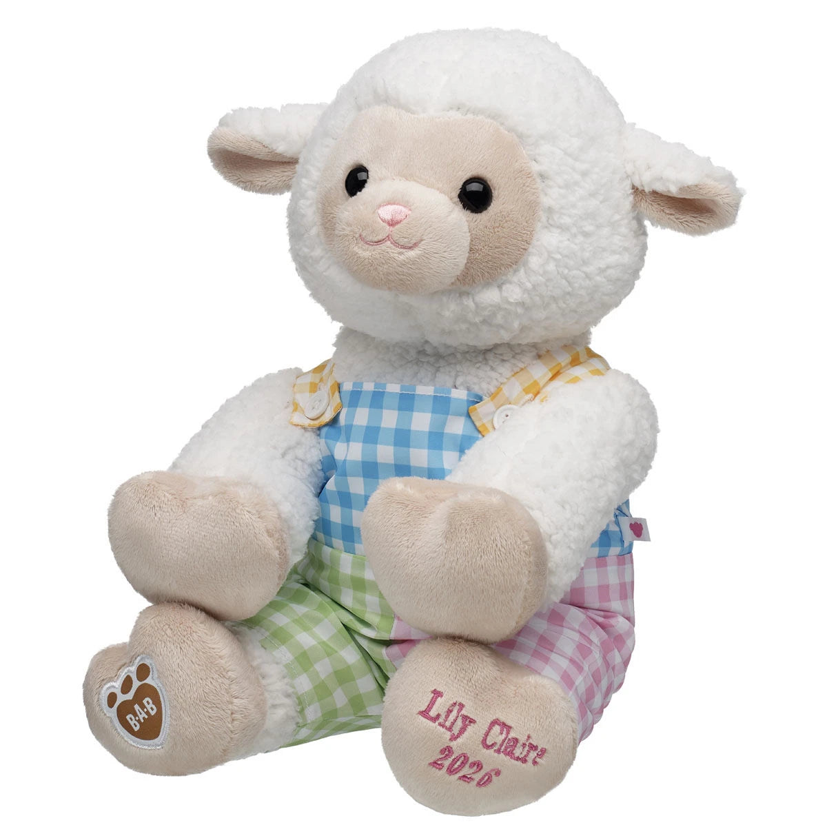 Embroidered Lamb Stuffed Animal Spring Gift Set Easter BAB - US 5383
