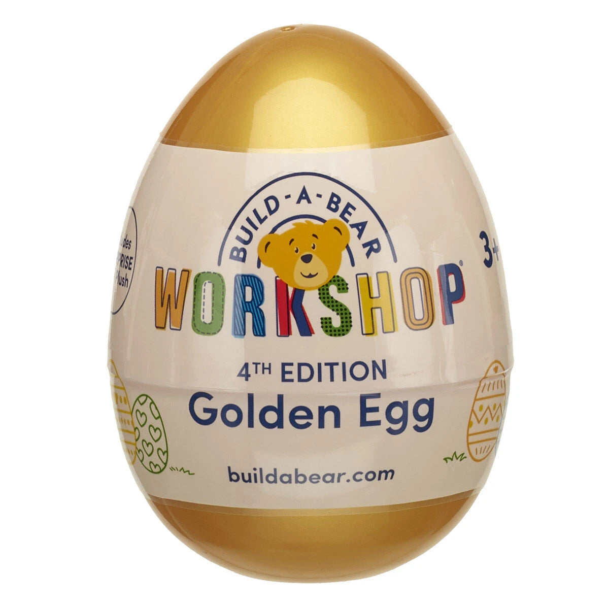 4th Edition Golden Egg - Includes 1 Surprise Mini Plush | Build-A-Bear® - US 5319