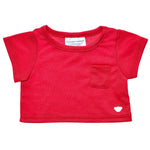 Red Pocket T-Shirt for Stuffed Animals | Build-A-Bear® - US 3888