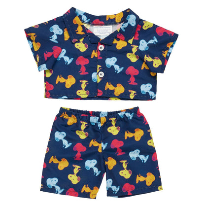 Timeless Teddy Bear &amp; Peanuts® Snoopy Pajamas | Build-A-Bear® - US 5829