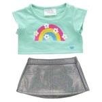 Kabu™ Rainbow Tee &amp; Skirt Set for Plush Toys | Build-A-Bear® - US 5977