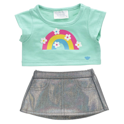 Kabu™ Rainbow Tee &amp; Skirt Set for Plush Toys | Build-A-Bear® - US 0715