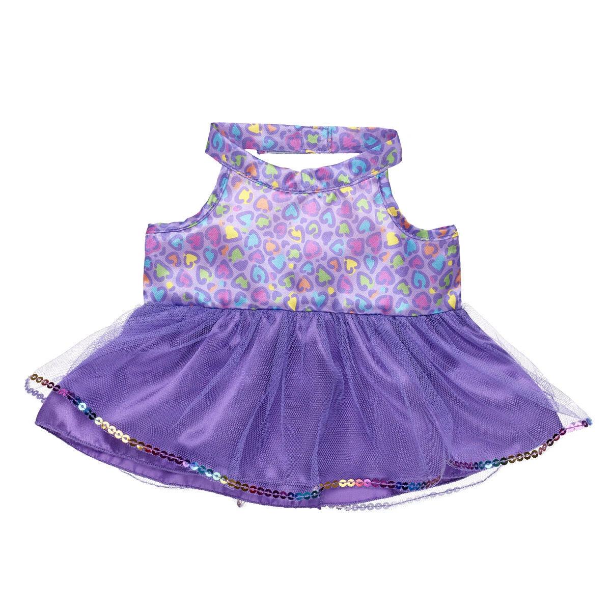 Rainbow Leopard Print Dress | Build-A-Bear - US 8319