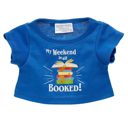 My Weekend Is All Booked T-Shirt for Stuffed Animals | Build-A-Bear® - US 5940