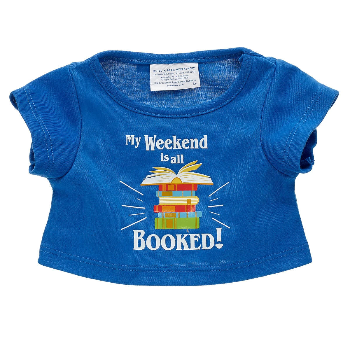 My Weekend Is All Booked T-Shirt for Stuffed Animals | Build-A-Bear® - US 6830