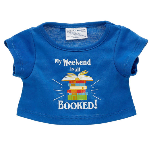 My Weekend Is All Booked T-Shirt for Stuffed Animals | Build-A-Bear® - US 6830