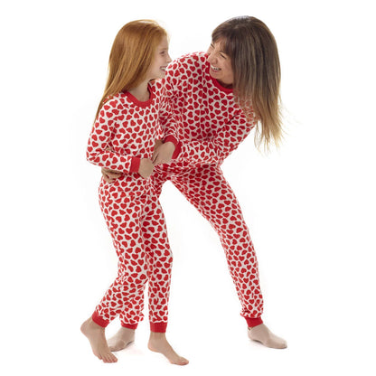 Build-A-Bear Pajama Shop™ Red Hearts PJ Top - Adult - US 6991