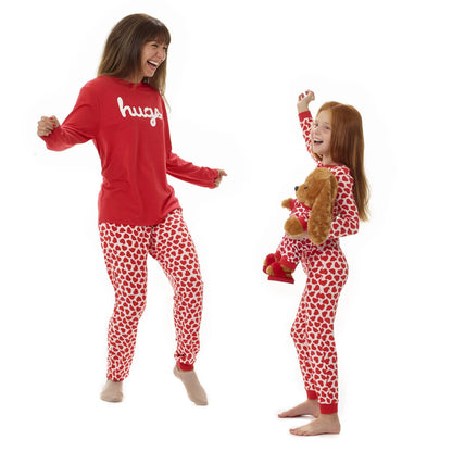 Build-A-Bear Pajama Shop™ Red Hearts PJ Pants - Adult - US 1385