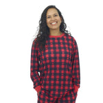 Build-A-Bear Pajama Shop™ Buffalo Check Top - Adult - US 4505