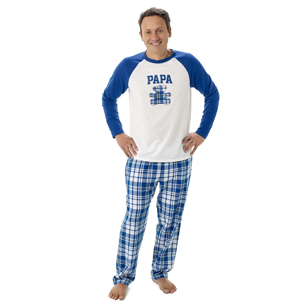 Build-A-Bear Pajama Shop™ Blue Plaid Pants - Adult - US 5099